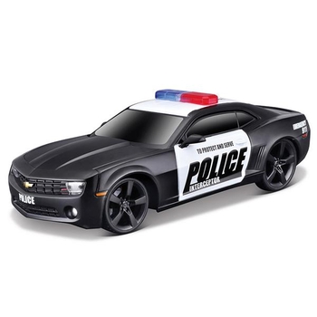 Автомодель Maisto Chevrolet Camaro SS RS Police зі світлом та звуками 1:24 (81236 black) - Pampik
