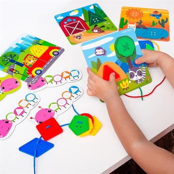 Шнурівка Fisher-Price Максі ґудзики (VT2905-22) - Pampik - 3