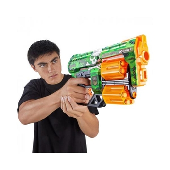 Швидкострільний бластер X-Shot Skins Dread Camo 12 патронів (36517D) - Pampik - 4