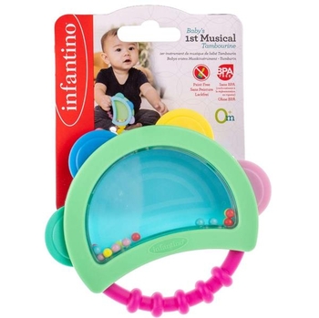 Погремушка Infantino Тамбурин с прорезывателем (315260) - Pampik - 2