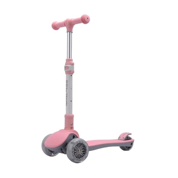 Трехколесный самокат GO Travel складной розовый (LS308PK) - Pampik
