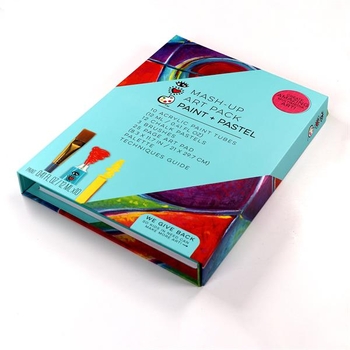 Набір для творчості I heart art Пастель-колаж з аквареллю, восковою крейдою і папером для малювання (8008) - Pampik - 4