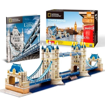 Пазл 3D CubicFun National Geographic Тауэрский мост, 120 элементов (DS0978h) - Pampik - 3
