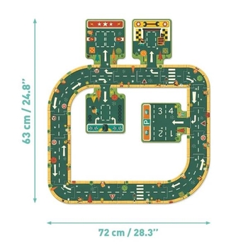 Підлоговий пазл Djeco Автотраса 21 деталь (DJ07162) - Pampik - 7