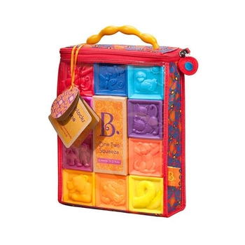 Силіконові кубики Battat Порахуй-но 10 шт. (BX1002Z) - Pampik