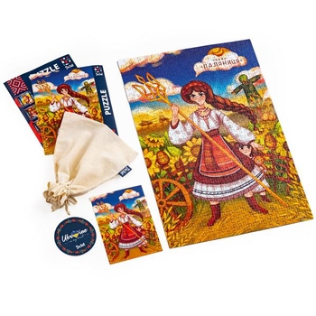 Пазл De.tail Украиночка с трезубцем, 500 элементов (DT500-08) - Pampik - 2