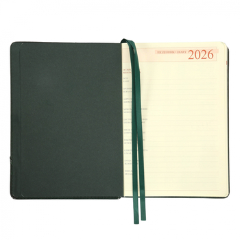 Щоденник Leo Planner Whisky А5, датований 2026, 368 сторінок, зелений (252669) - Pampik - 7