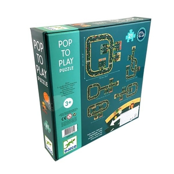 Підлоговий пазл Djeco Автотраса 21 деталь (DJ07162) - Pampik - 4