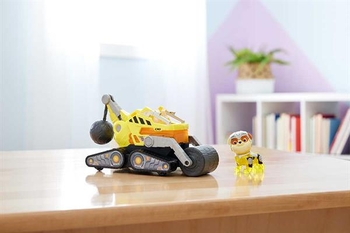 Игровой набор Paw Patrol Щенячий патруль в кино 2 Спасательный автомобиль-трансформер с водителем Кремезом (SM17776/6511) - Pampik - 6