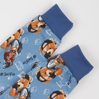 Пижама утепленная Ляля К3ФТ118 К3ФТ143 К3ФТ152 К3ФТ153 футер 164 Синий (1073119.11844634) - Pampik - 5