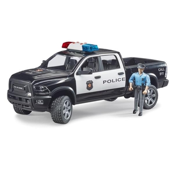 Автомодель Bruder Поліцейський пікап RAM 2500 із фігуркою 1:16 (02505) - Pampik