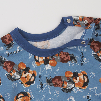 Пижама утепленная Ляля К3ФТ118 110 Синий (1073129.8038014) - Pampik - 7