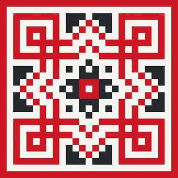 Картина по номерам ArtCraft Украинский орнамент 30х30 см (13040-AC) - Pampik