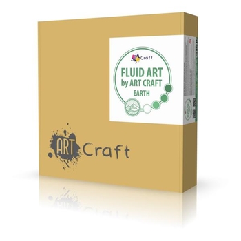 Набор для творчества Art Craft Fluid Art Земля (16504-AC) - Pampik
