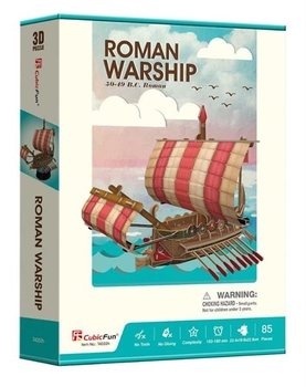 3D пазл CubicFun Римський бойовий корабель (T4032h) - Pampik