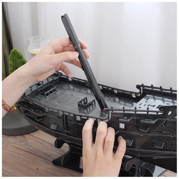 3D пазл CubicFun Корабль Черной Бороды Месть Королевы Анны большой (T4018h) - Pampik - 5