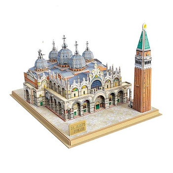 Пазл 3D CubicFun National Geographic Площадь Святого Марка, 107 элементов (DS0980h) - Pampik - 3