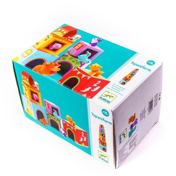 Ігровий набір Djeco Топанімо ферма 12 ел. (DJ09108) - Pampik