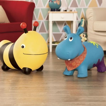 Стрибун Battat Гіпопотам-там-там S2 з насосом (BX2127Z) - Pampik - 6