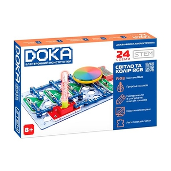 Електронний конструктор Doka Світло та колір RGB (D70700) - Pampik - 10