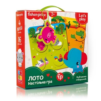 Настольная игра Fisher Price Лото Зверята (VT2910-01) - Pampik
