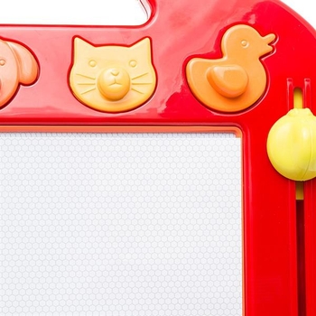 Магнітна дошка для малювання Battat Рафаель з 4 штампами (BX1294Z) - Pampik - 7