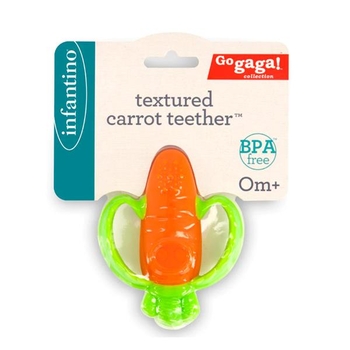 Прорезыватель текстурный Infantino Морковь (216216I) - Pampik