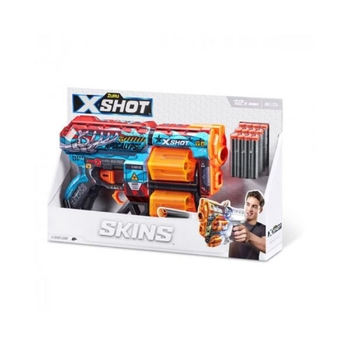 Швидкострільний бластер X-Shot Skins Dread Apocalypse 12 патронів (36517G) - Pampik