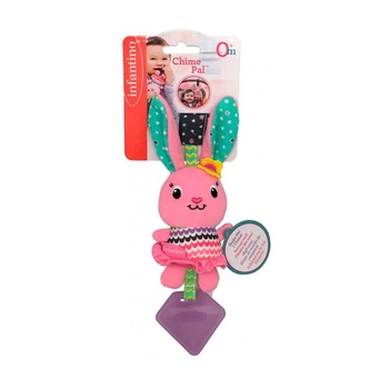 М'яка іграшка-підвіска Infantino Зайчик, із прорізувачем (005059I) - Pampik - 2