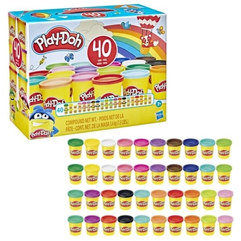 Набір пластиліну Play-Doh 40 баночок (E9413) - Pampik
