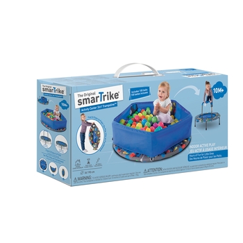 Розважальний центр 3 в 1 SmarTrike Trampoline Батут з басейном та кульками (9200000) - Pampik