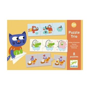 Пазл Djeco Истории 8 в 1, 24 элемента (DJ08117) - Pampik