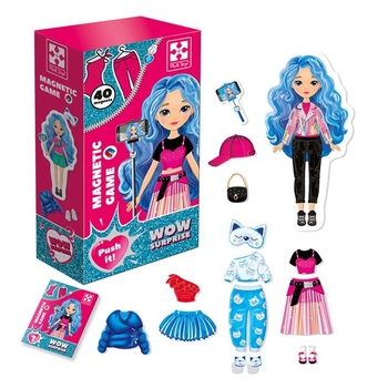 Магнитная игра Vladi Toys Одень блоггер (VT3210-12) - Pampik - 2