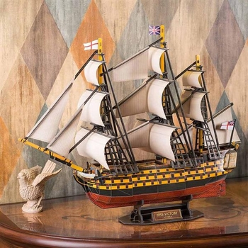 3D пазл CubicFun Корабль HMS Victory (T4019h) - Pampik - 9