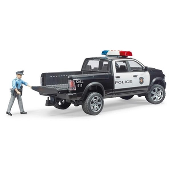 Автомодель Bruder Поліцейський пікап RAM 2500 із фігуркою 1:16 (02505) - Pampik - 2