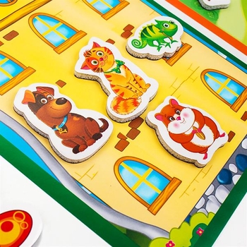 Навчальний набір Vladi Toys Властивості та ознаки з магнітною дошкою (VT5412-03) - Pampik - 7