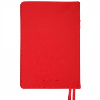 Щоденник Leo Planner City А5, датований 2026, 368 сторінок, червоний (252666) - Pampik - 2