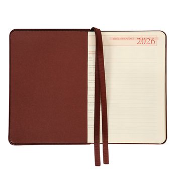 Щоденник Leo Planner Aldento А6, датований 2026, 352 сторінки, коричневий (252674) - Pampik - 6