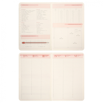 Щоденник Leo Planner Binario, А6, датований 2026, 352 сторінки, темно-синій (252651) - Pampik - 9