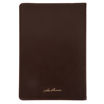 Щоденник Leo Planner Aldento А5, датований 2026, 368 сторінок, темно-коричневий (252673) - Pampik - 2
