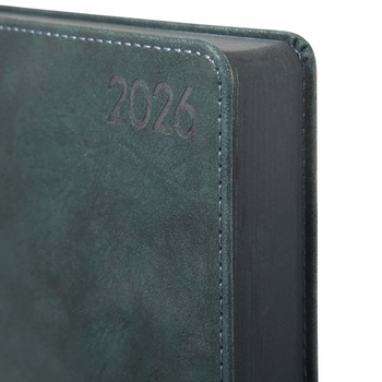 Щоденник Leo Planner Case А5, датований 2026, 368 сторінок, темний смарагд (252660) - Pampik - 3