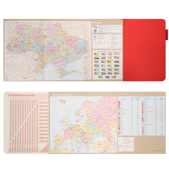 Щоденник Leo Planner Binario А5, датований 2026, 368 сторінок, червоний (252642) - Pampik - 7