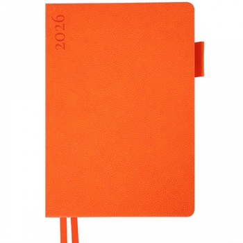 Щоденник Leo Planner Binario А5, датований 2026, 368 сторінок, помаранчевий (252641) - Pampik