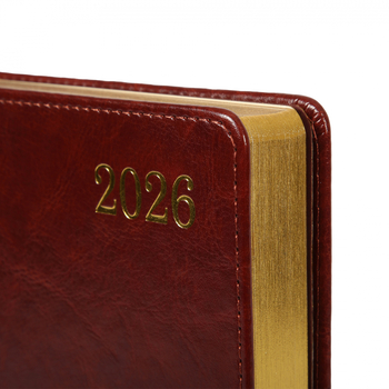 Щоденник Leo Planner City А5, датований 2026, 368 сторінок, коричневий (252668) - Pampik - 3