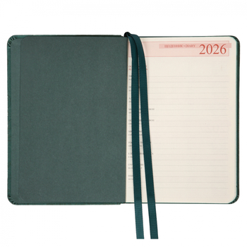 Щоденник Leo Planner Fiorella А6, датований 2026, 352 сторінки, смарагдовий (252707) - Pampik - 6