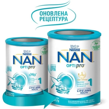 Детская смесь начальная молочная сухая NAN 1 OPTIPRO с 5 олигосахаридами и L. Reuteri, для детей с рождения, 400 г - Pampik - 6