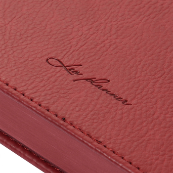 Щоденник Leo Planner Chiara А6, датований 2026, 352 сторінки, бордовий (252705) - Pampik - 6