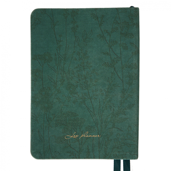 Щоденник Leo Planner Fiorella А6, датований 2026, 352 сторінки, смарагдовий (252707) - Pampik - 2