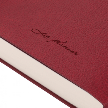 Щоденник Leo Planner Alpha, датований 2026, 12х20 см, 352 сторінки, бордовий (252630) - Pampik - 6
