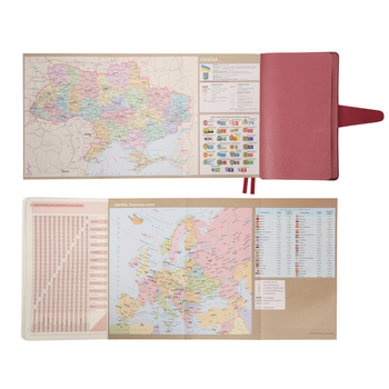 Щоденник Leo Planner Alpha, датований 2026, 12х20 см, 352 сторінки, бордовий (252630) - Pampik - 10